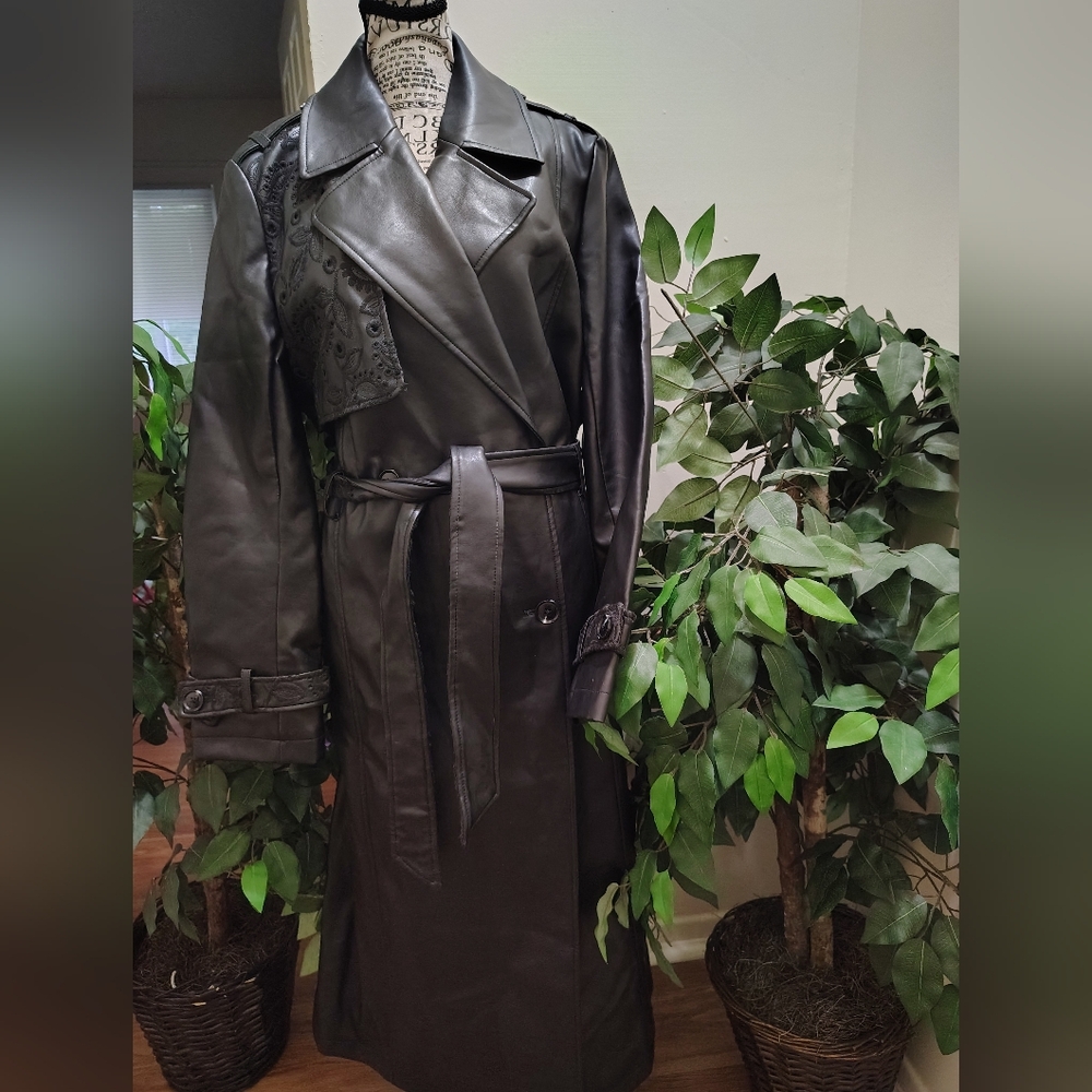 Never Fully Dressed Black Trench Coat